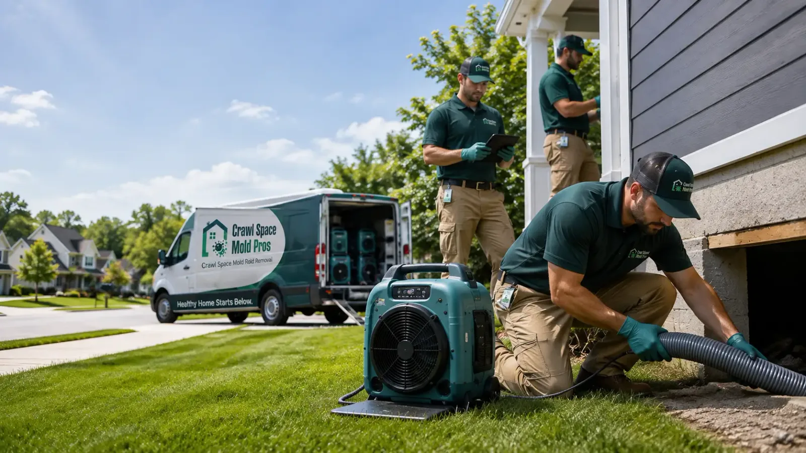 Crawl Space Mold Removal in Nelson, NE